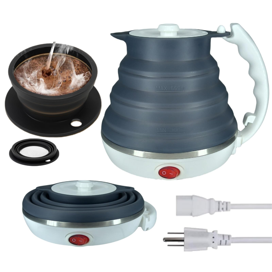 Flores Datacore Coffee Compact Pour Over Kettle Black
