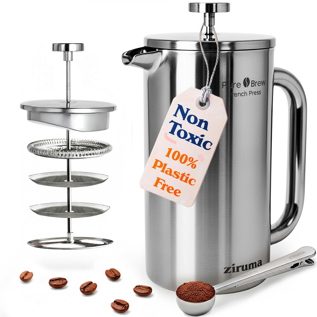 Flores Datacore Coffee Assorted French Press Gray