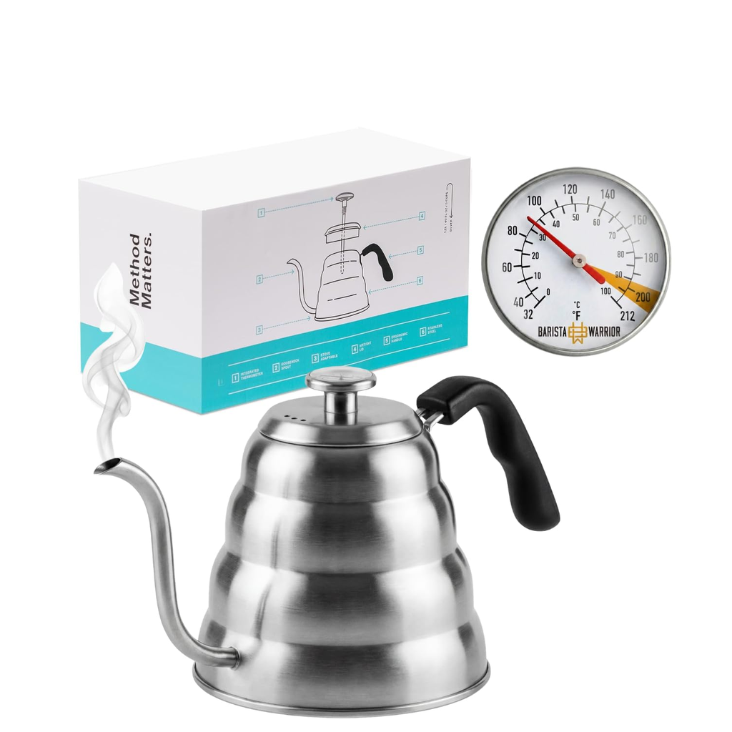 Flores Datacore Coffee Heavy Duty Pour Over Kettle Gray