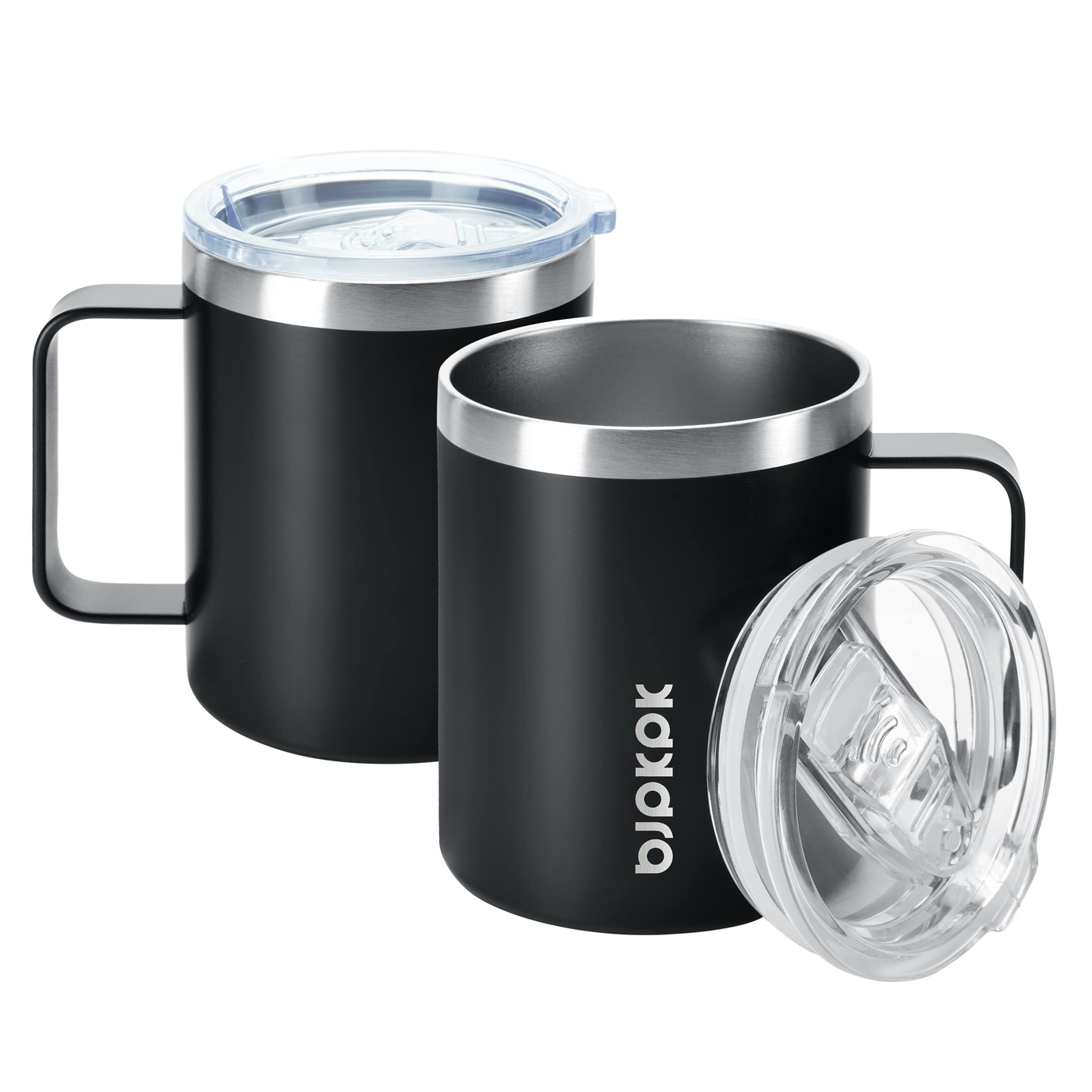 Stainless Coffee Mug - Matte black