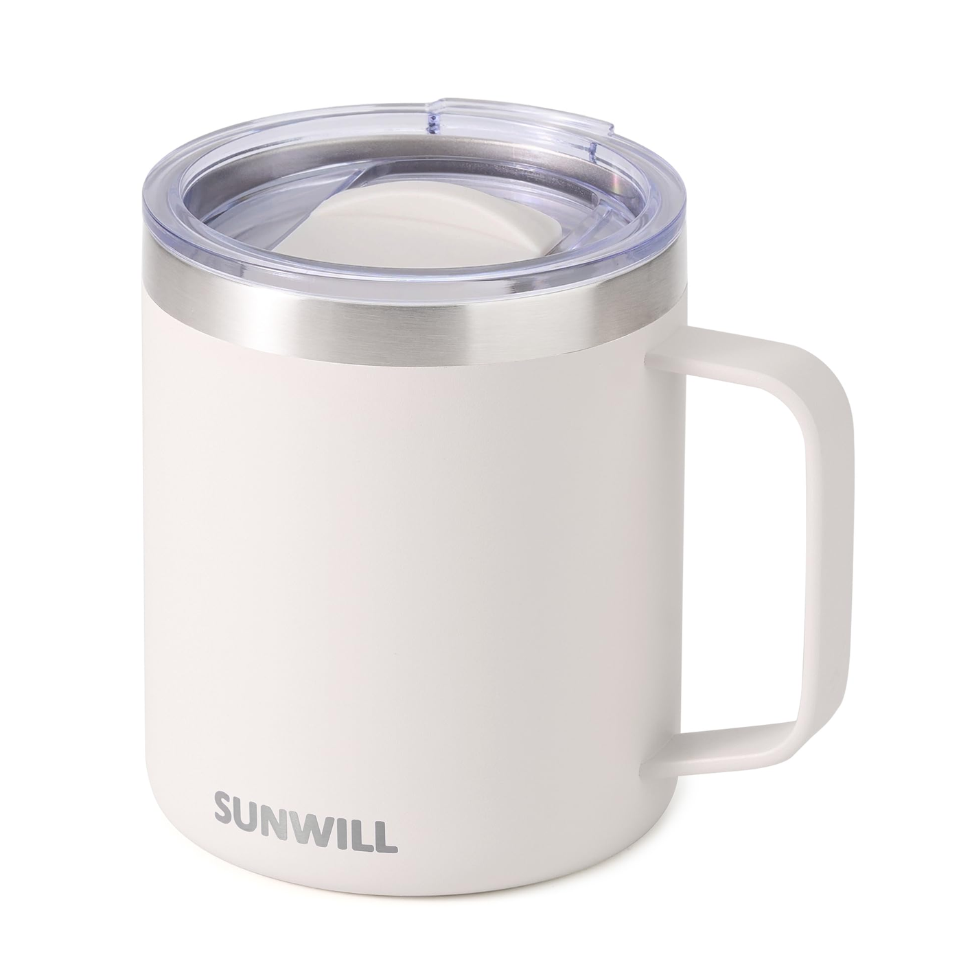 Stainless Coffee Mug - Cream