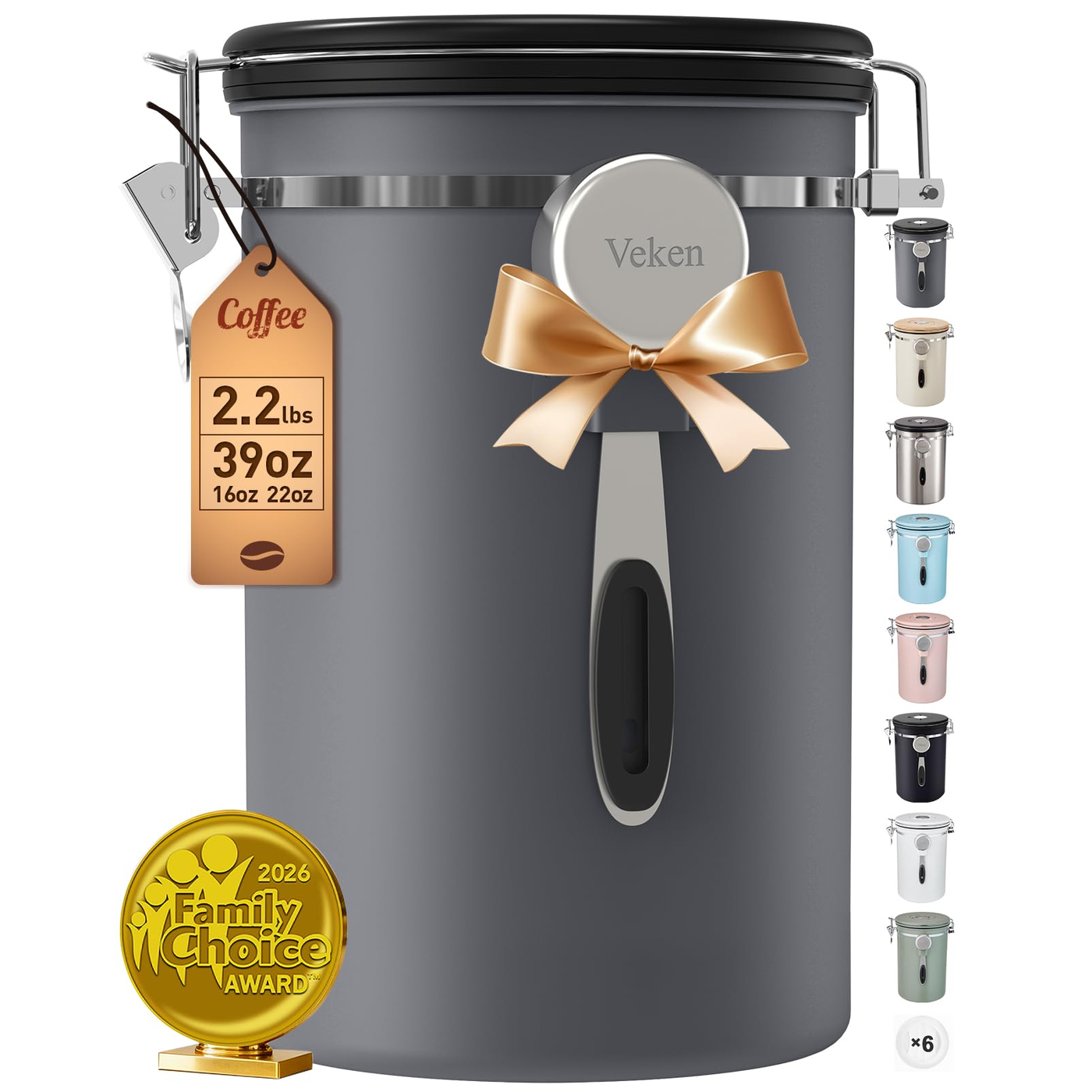 Coffee Bean Storage Jar - 500g
