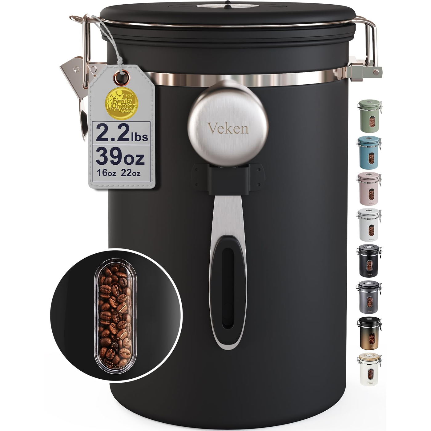 Coffee Bean Storage Jar - 1500g