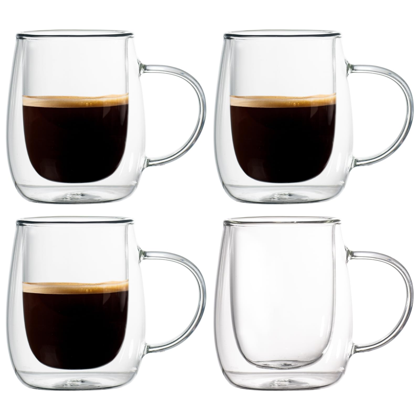 Hand-blown Espresso Cup - Clear