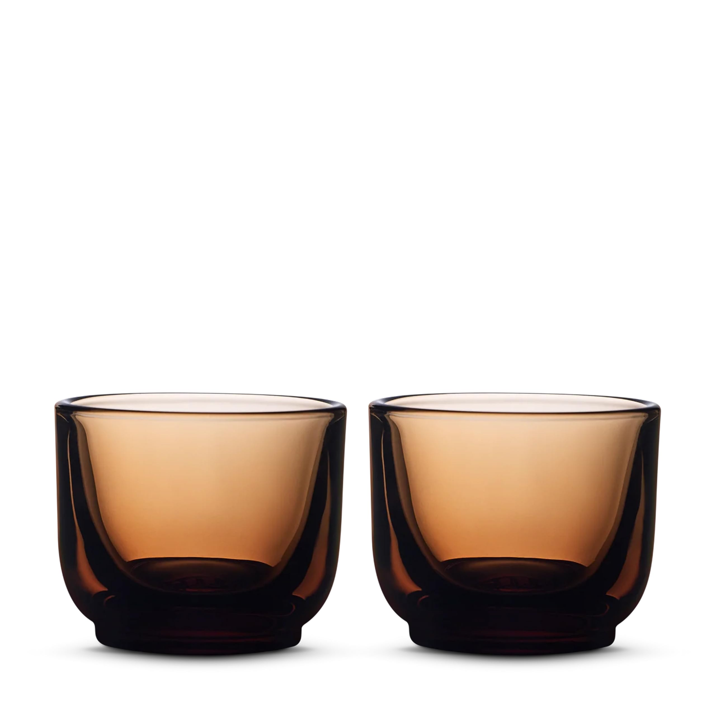 Hand-blown Espresso Cup - Amber