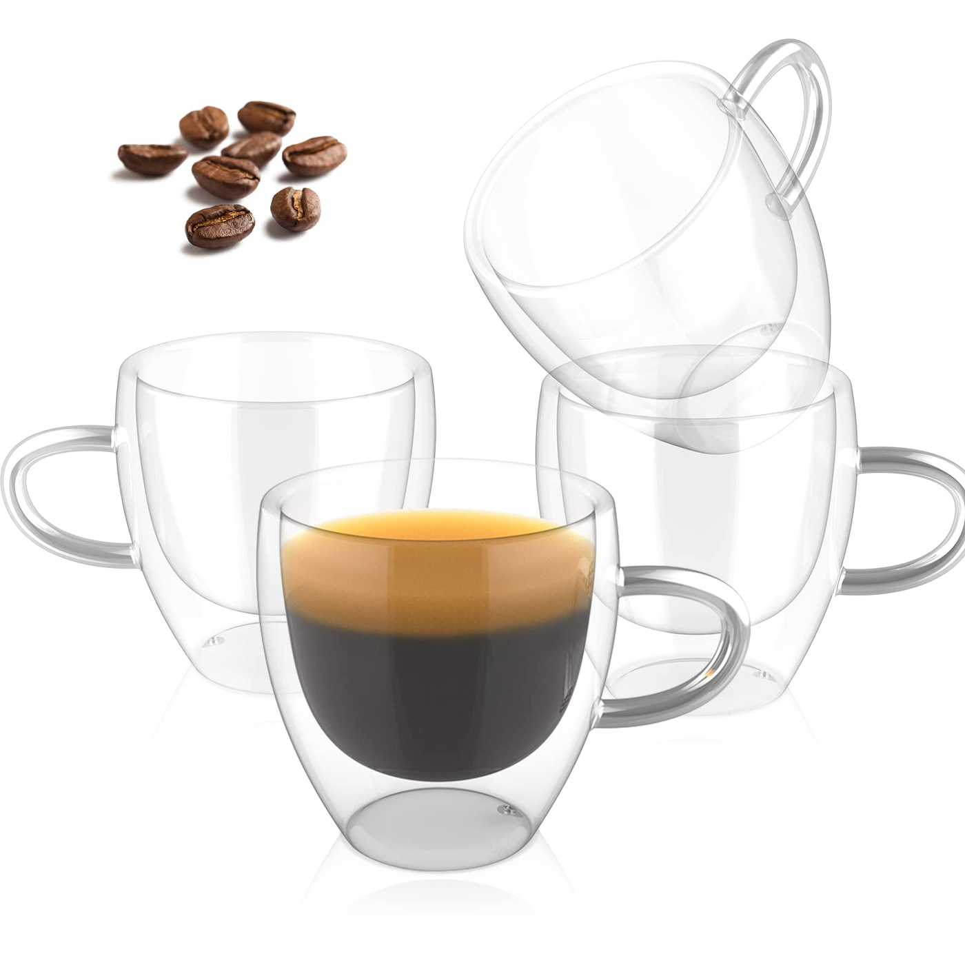 Hand-blown Espresso Cup - Olive
